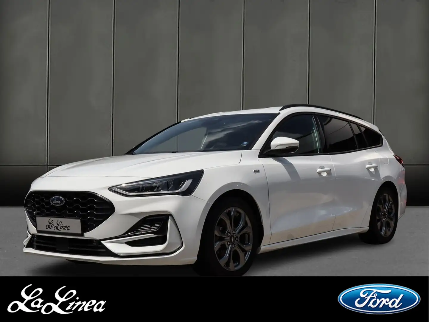 Ford Focus Turnier ST-Line EcoBoost Hybrid Wit - 1