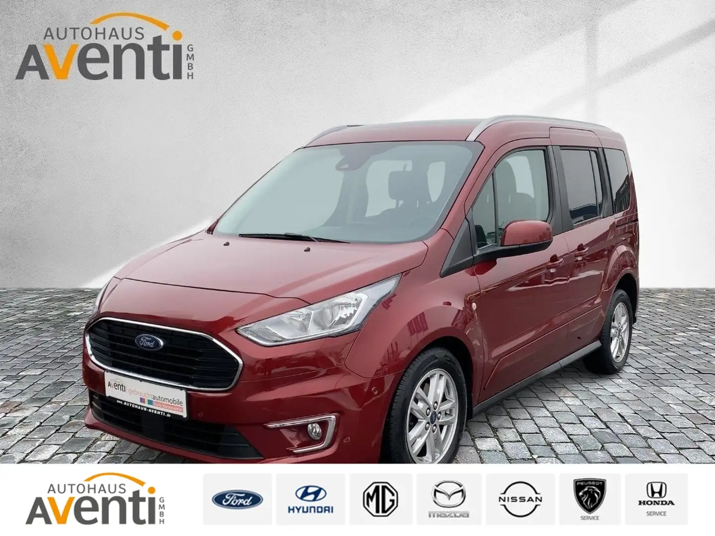 Ford Tourneo Connect Titanium *Pano*AHK*Navi*SHZ*KAM* Rood - 1