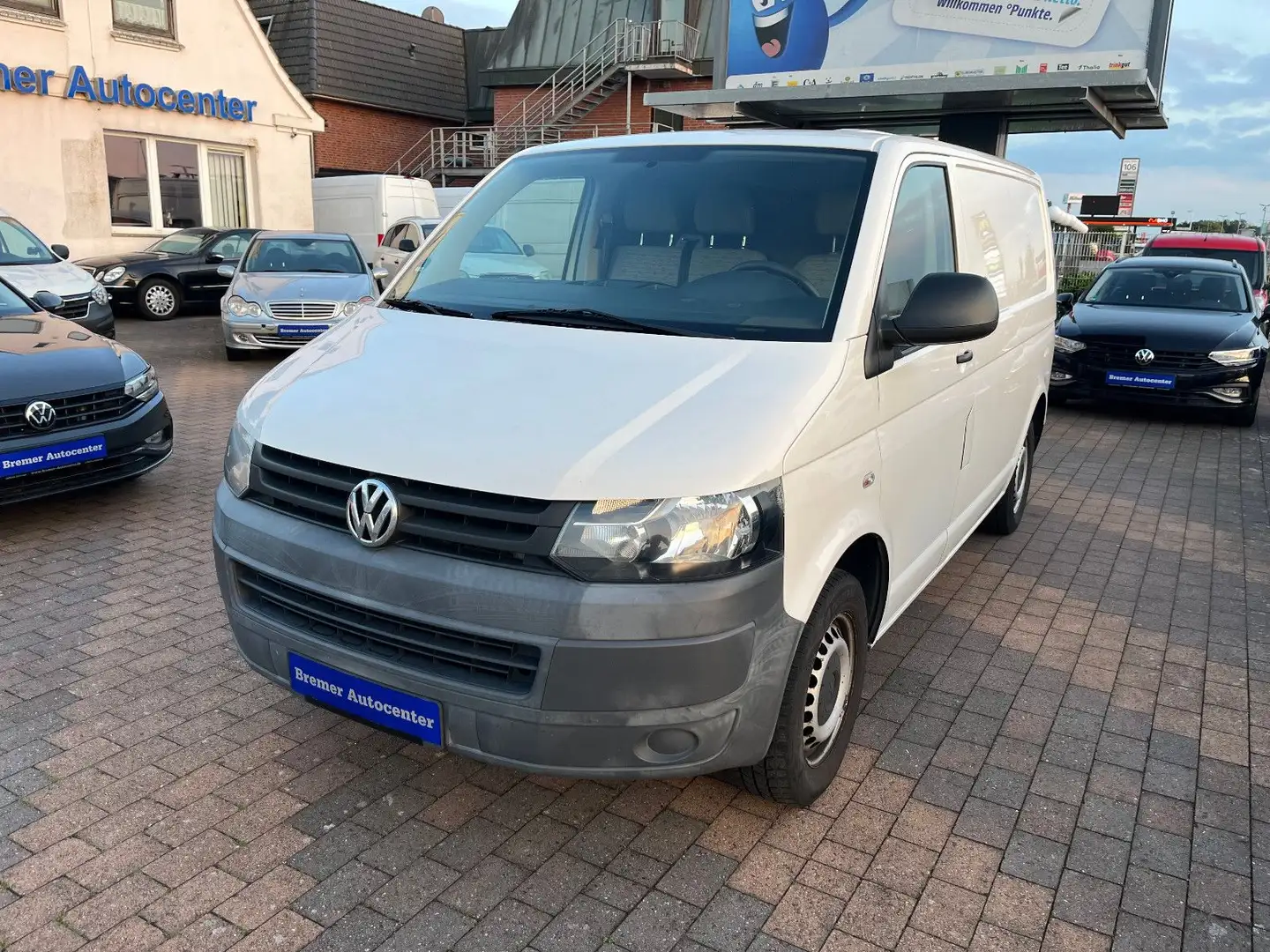 Volkswagen T5 2,0 TDI el. Fhe,IR,AHK,1.Hd,ASR,ABS,Win.Paket Blanco - 1