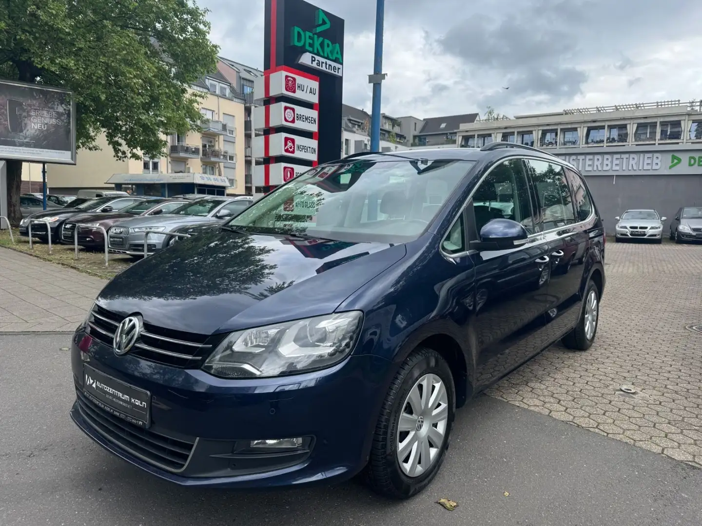 Volkswagen Sharan Comfortline BMT 4Motion NAVI  1-HAND XENO Kék - 1