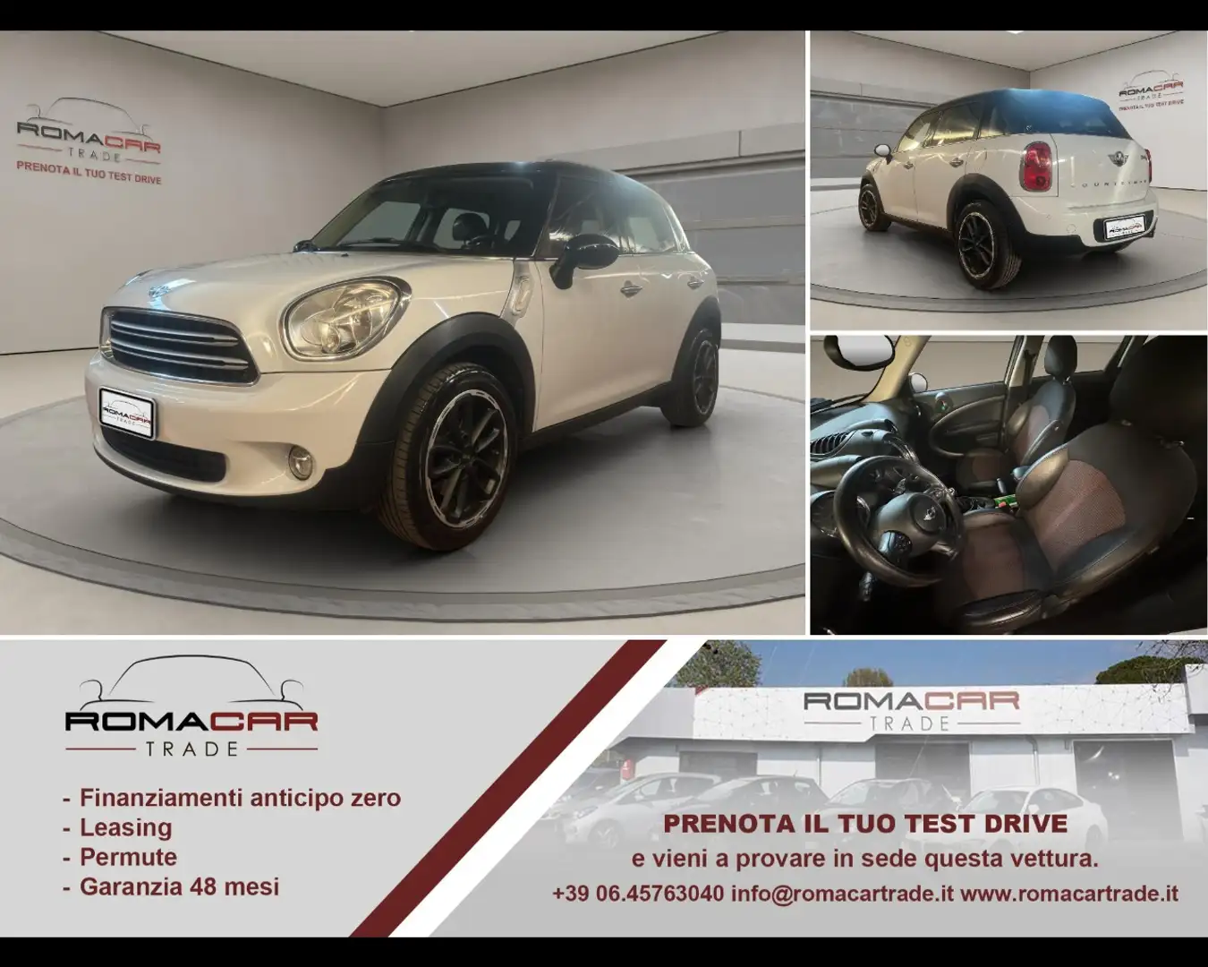 MINI Cooper D Countryman Countrym.(R60) - Mini 1.6 Cooper D Business Countr Bianco - 1