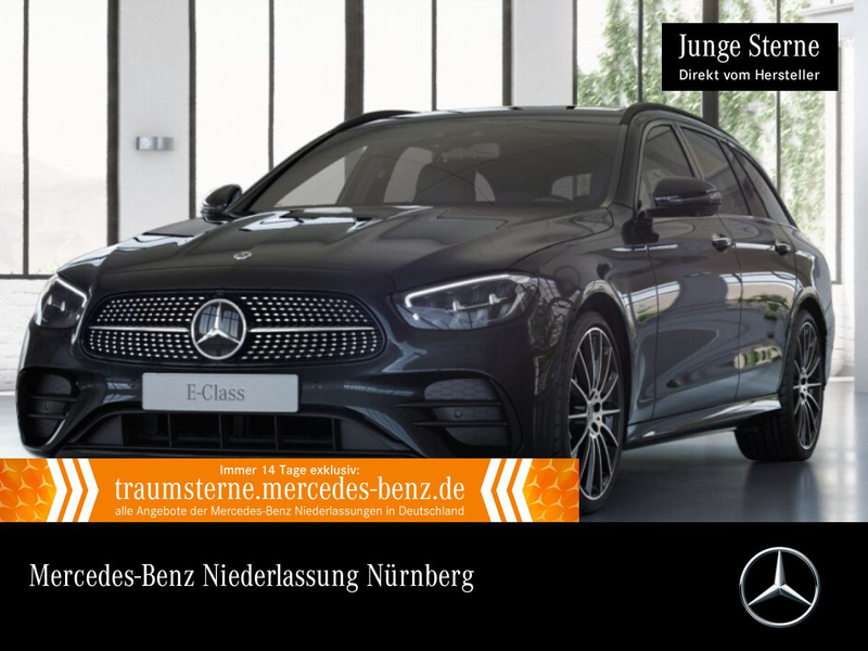 Mercedes-Benz E 400 d T 4M AMG+NIGHT+360+AHK+LED+STHZG+FAHRASS