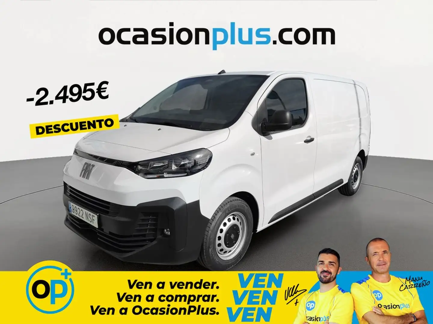 Fiat Scudo Furgón 1.5BlueHDI S&S L2 H1 88KW Blanco - 1
