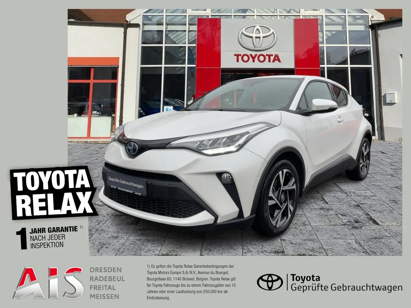 Toyota C-HR 2.0 Hybrid Team D CloudNavi*ACC*KAM*DAB*SHZ Bianco - 1