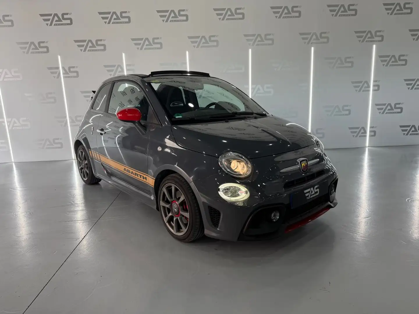 Fiat 500 ABARTH Auto. 595 Turismo 1.4 16v TJet E6 CABRIOLET Gris - 2