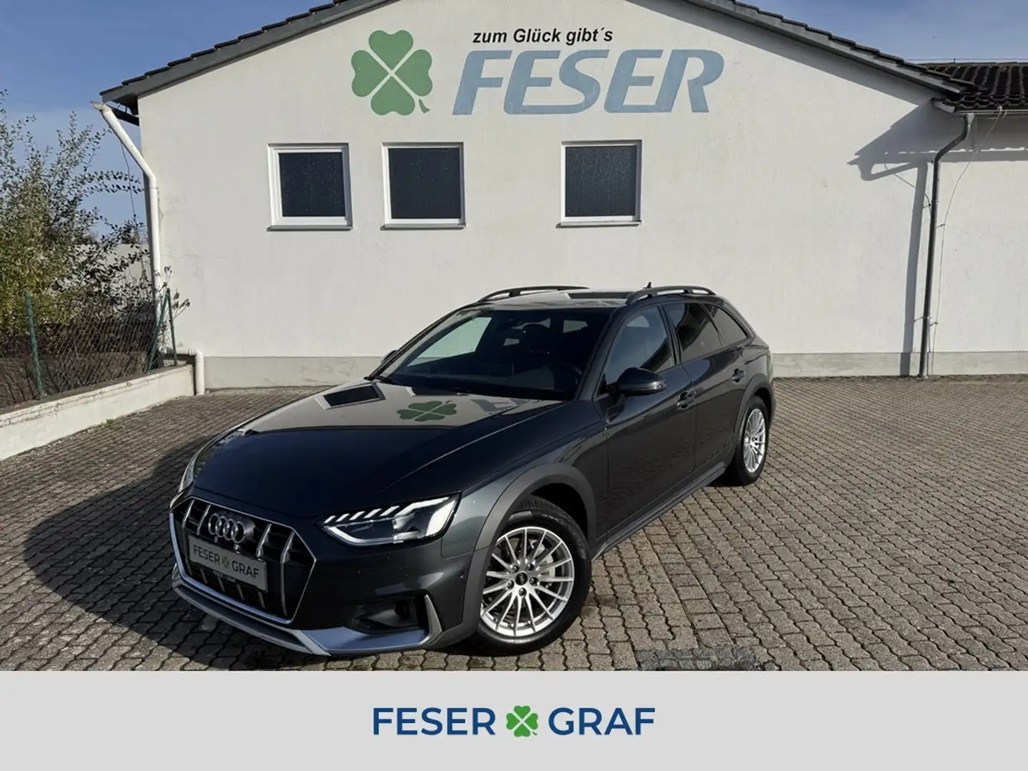Audi A4 allroad 40 TDI qu. S-tr. AHK LED NAVI Grau - 1