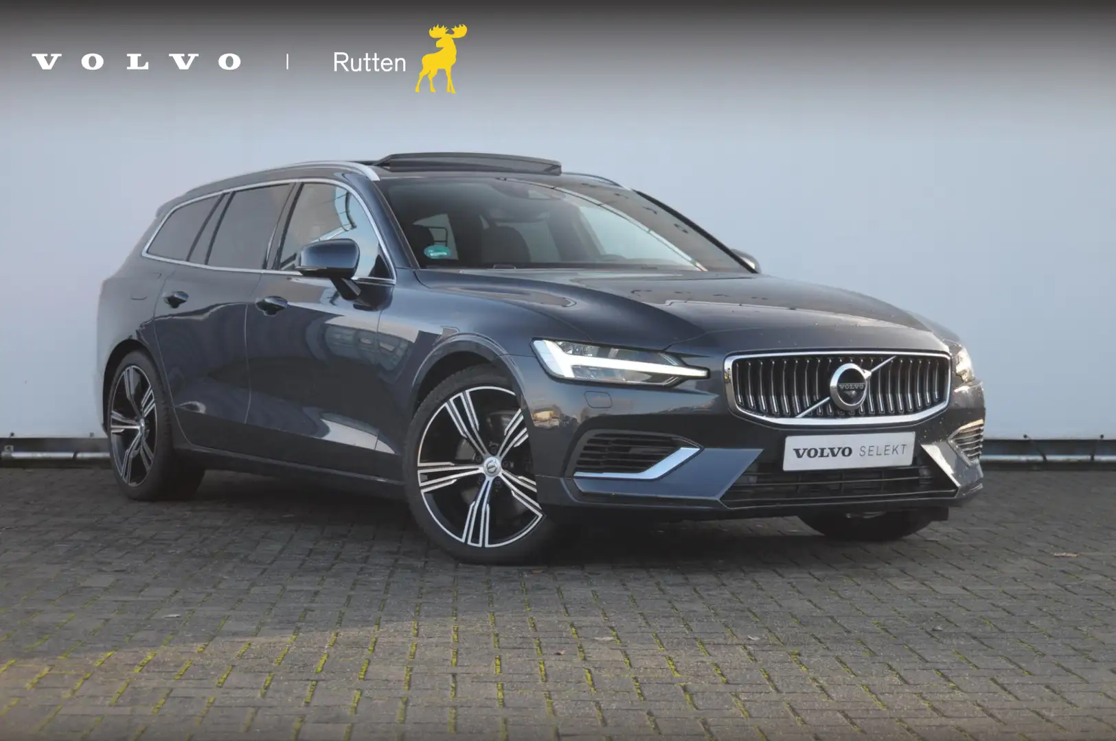 Volvo V60 T6 340PK Automaat Recharge AWD Inscription / Bowe Bleu - 1