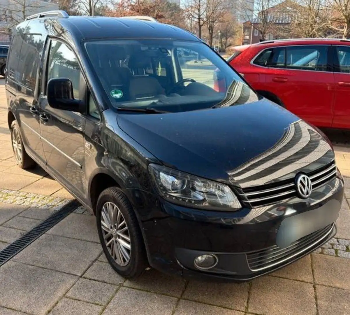 Volkswagen Caddy Kasten Kombi Cup EcoFuel CNG Gas Schwarz - 1