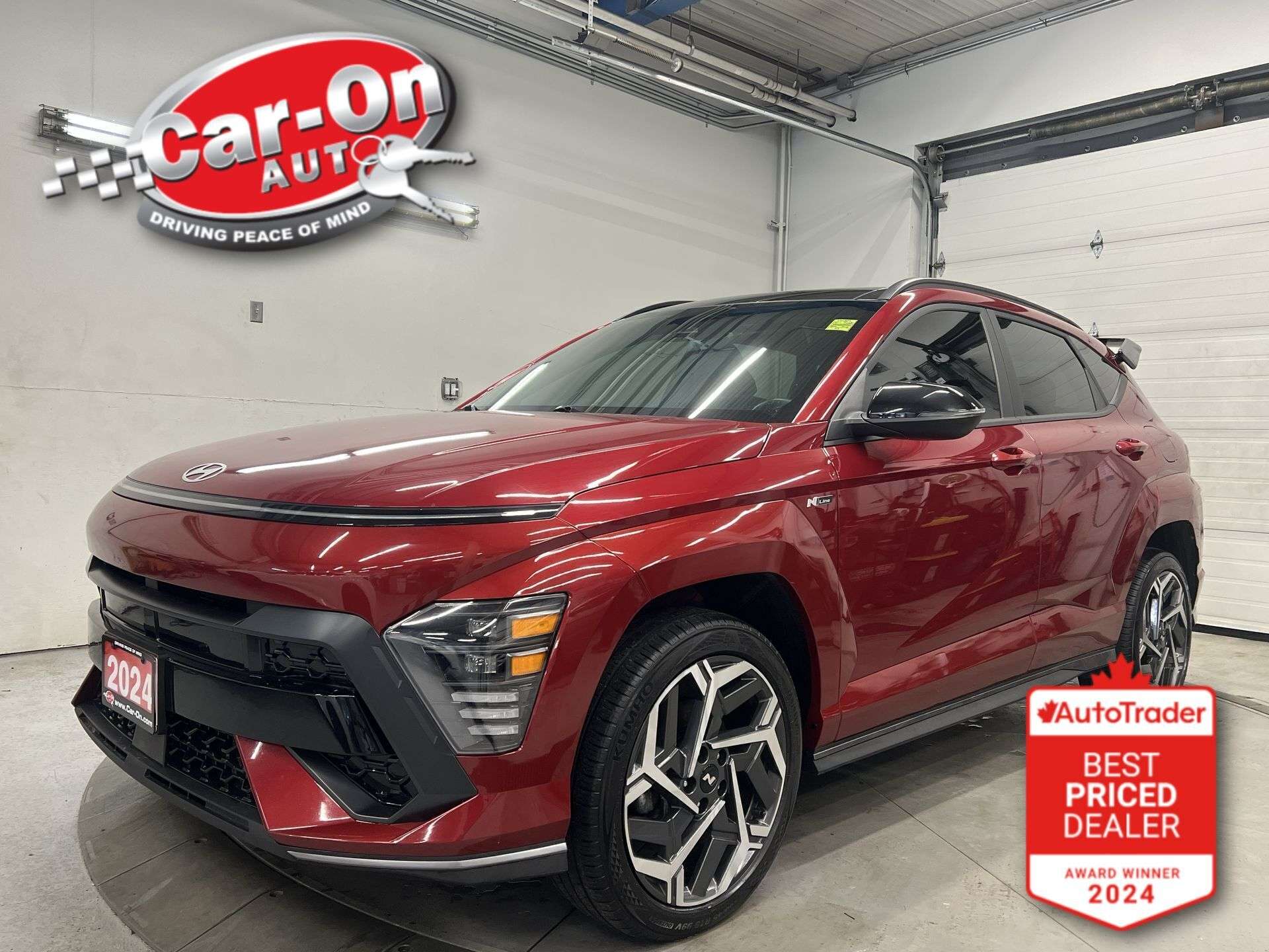 Red 2024 Hyundai Kona SUV / Crossover All-Wheel Drive Automatic