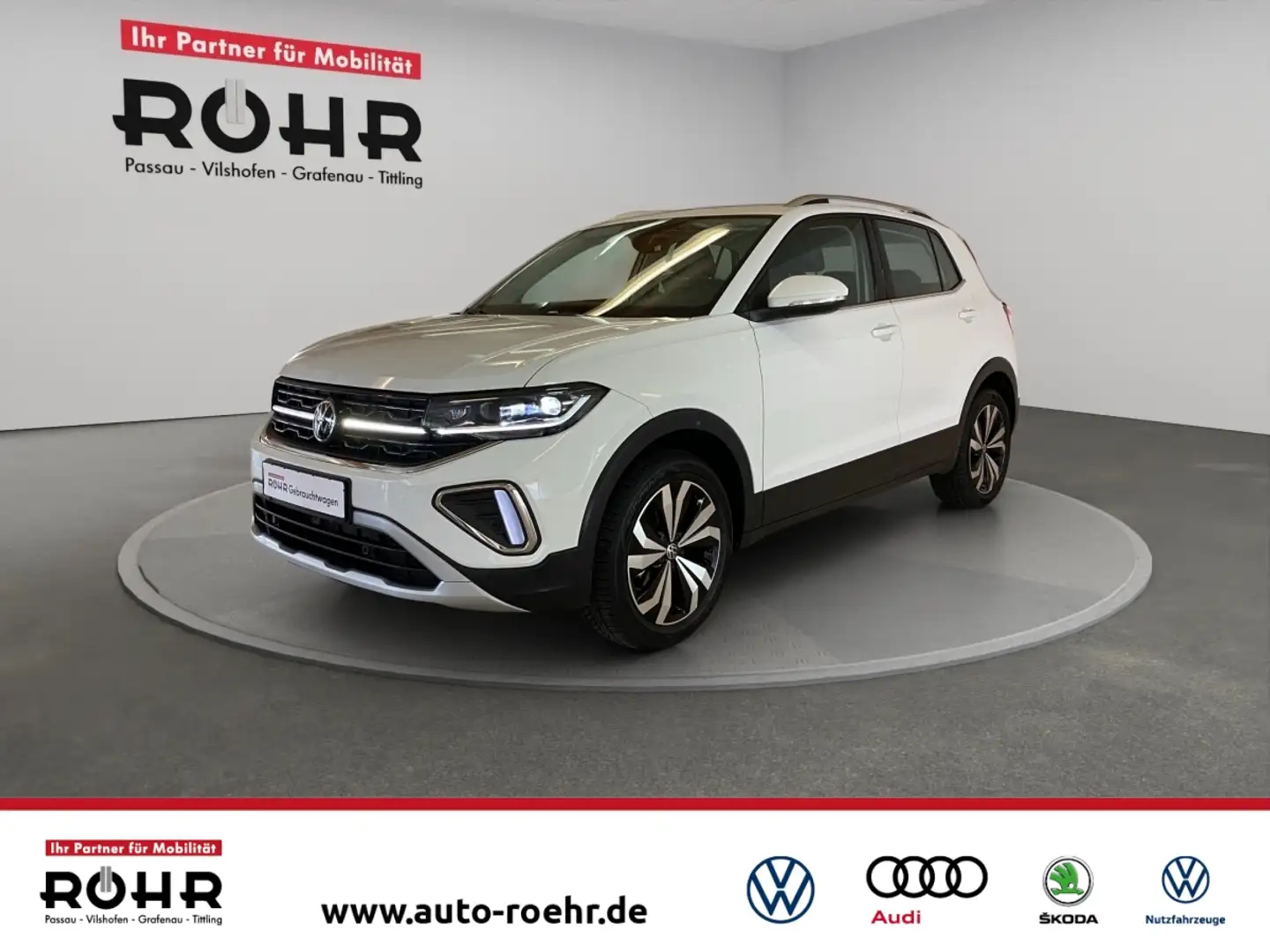 Volkswagen T-Cross Style (Garantie 07/2029.Kamera.ACC.SHZ.Matrix.DAB) Wit - 1