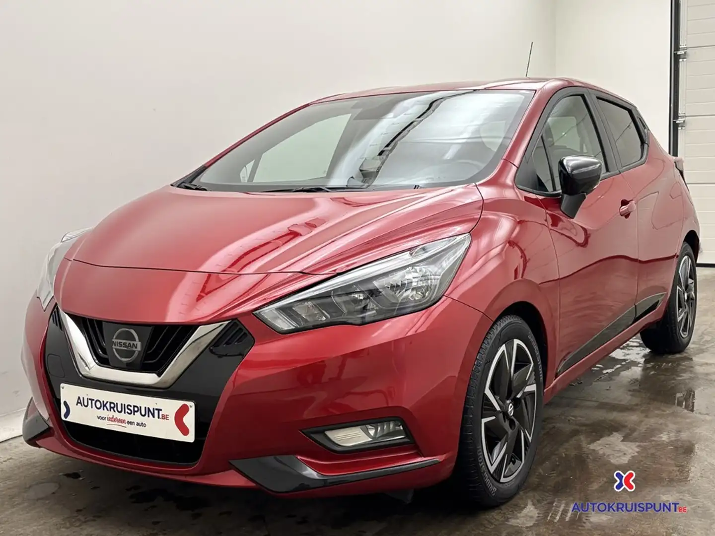 Nissan Micra 1.0 IG-T Tekna Carplay Cruise Control Rood - 1