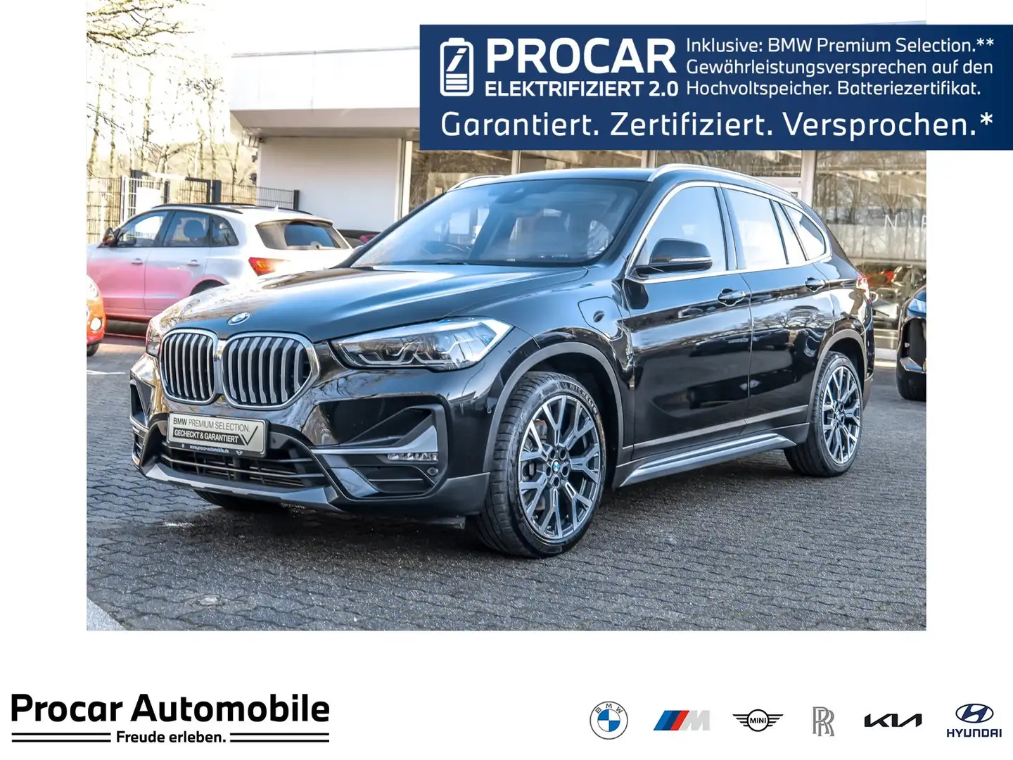 BMW X1 xDrive25e  xLine DAB LED PANO  Navi Tempomat Shz Schwarz - 1