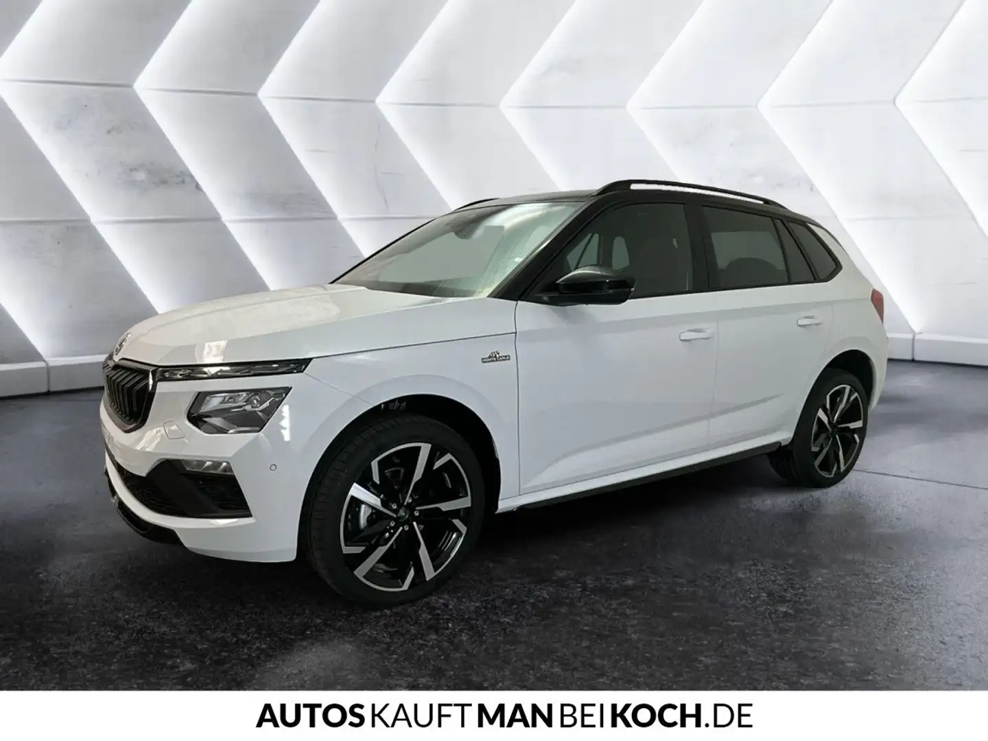 Skoda Kamiq 1.5 TSI DSG Monte Carlo PDC NAVI MATRIX AHK Weiß - 2