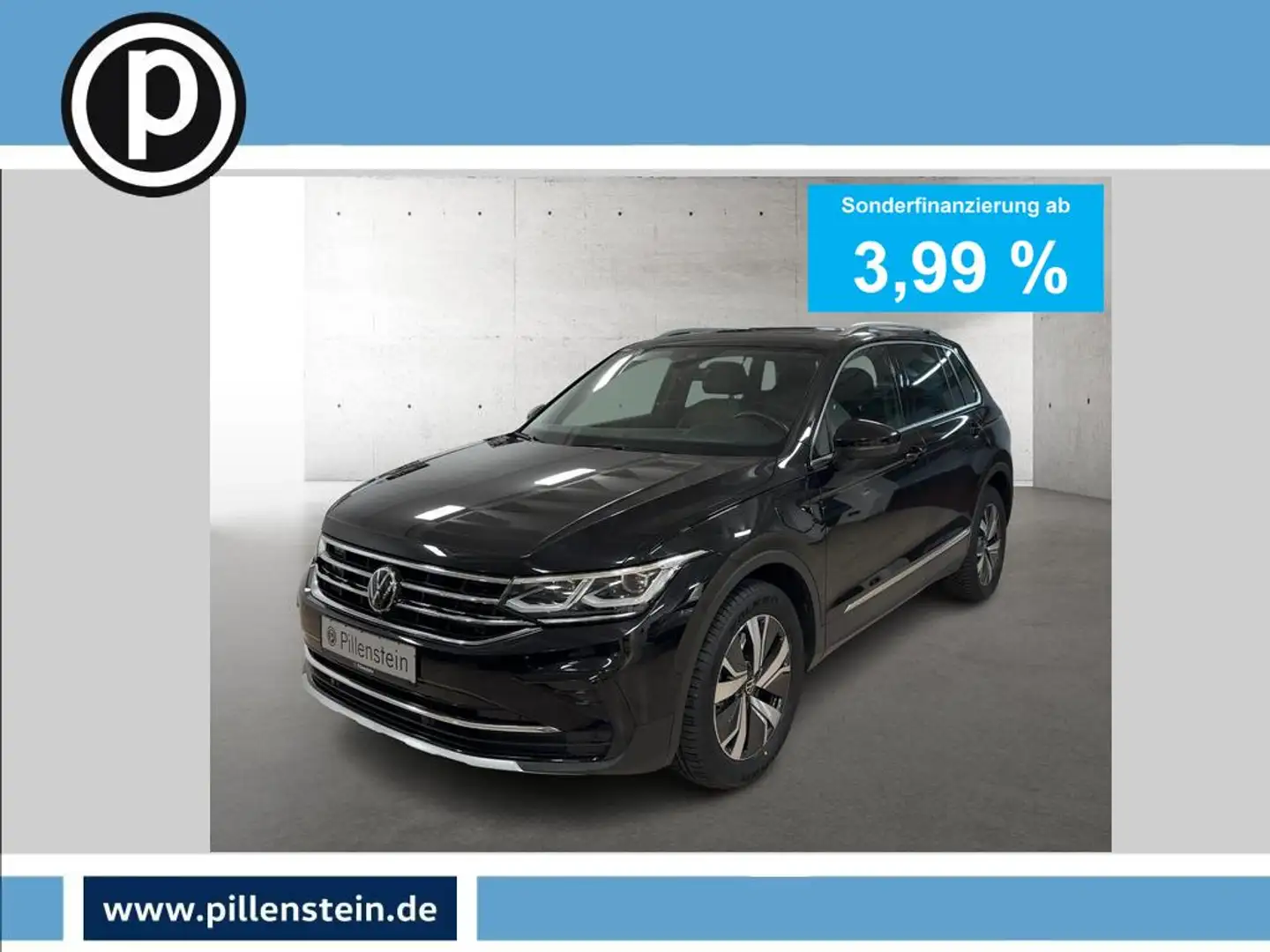 Volkswagen Tiguan ELEGANCE 1.4 electric/TSI eHybrid DSG LEDER PANO A Schwarz - 1