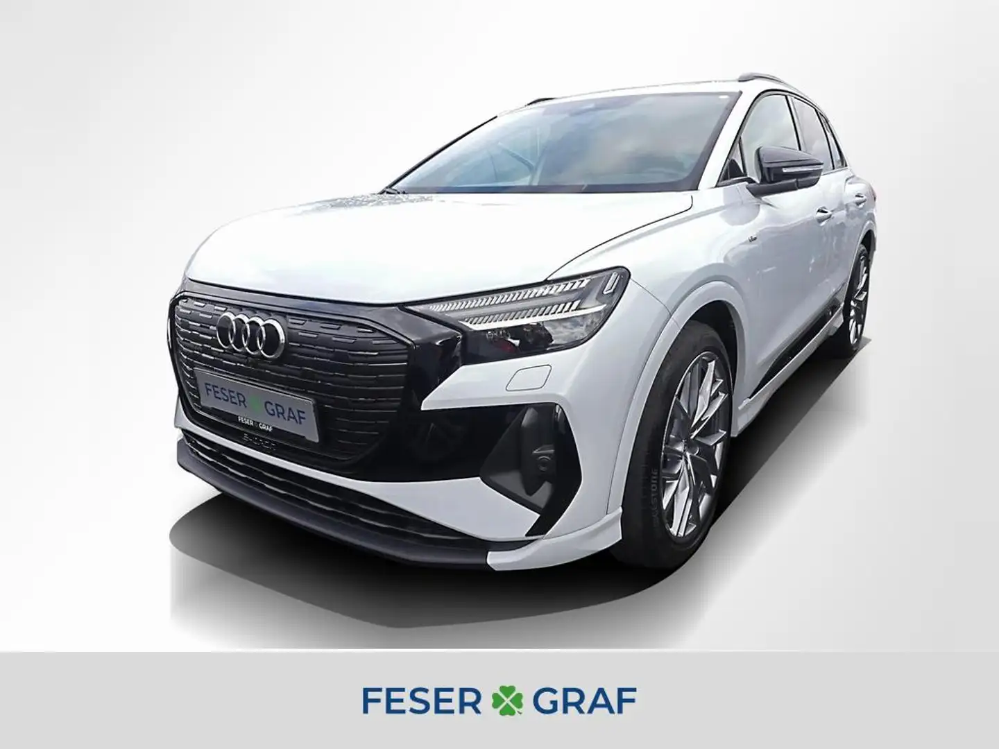 Audi Q4 e-tron 50 qu 2x S line Matrix Navi Pano SONOS Weiß - 1