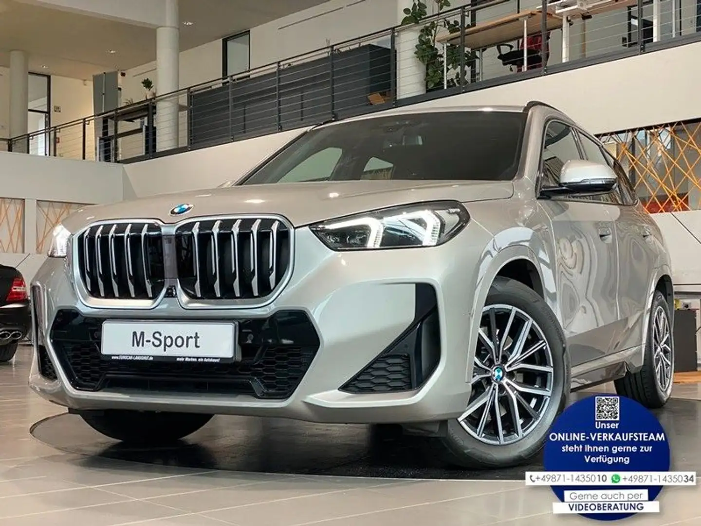 BMW X1 23d xDrive M-Sport Shadow Curved HUD LED ACC Silber - 1