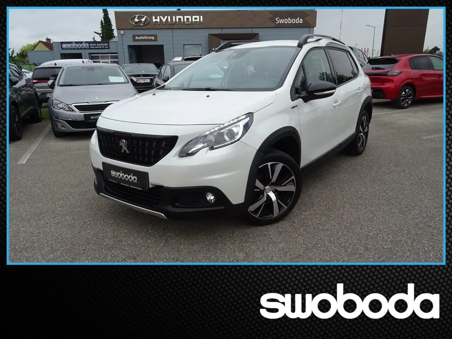 Peugeot 2008 1,5 BlueHDi 100 GT Line S&S Wit - 1