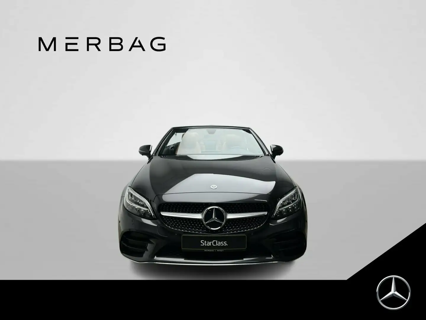 Mercedes-Benz C 180 C 180 Cab AMG-Line LED+Burm+Aircap+360°+Totw Navi Gris - 2