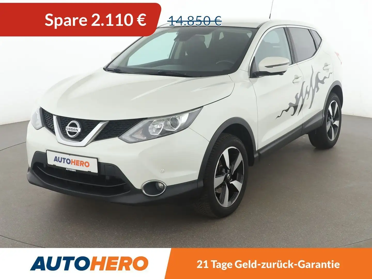 Nissan Qashqai 1.6 dCi N-Connecta*NAVI*CAM*PDC*SHZ*TEMPO* Bianco - 1