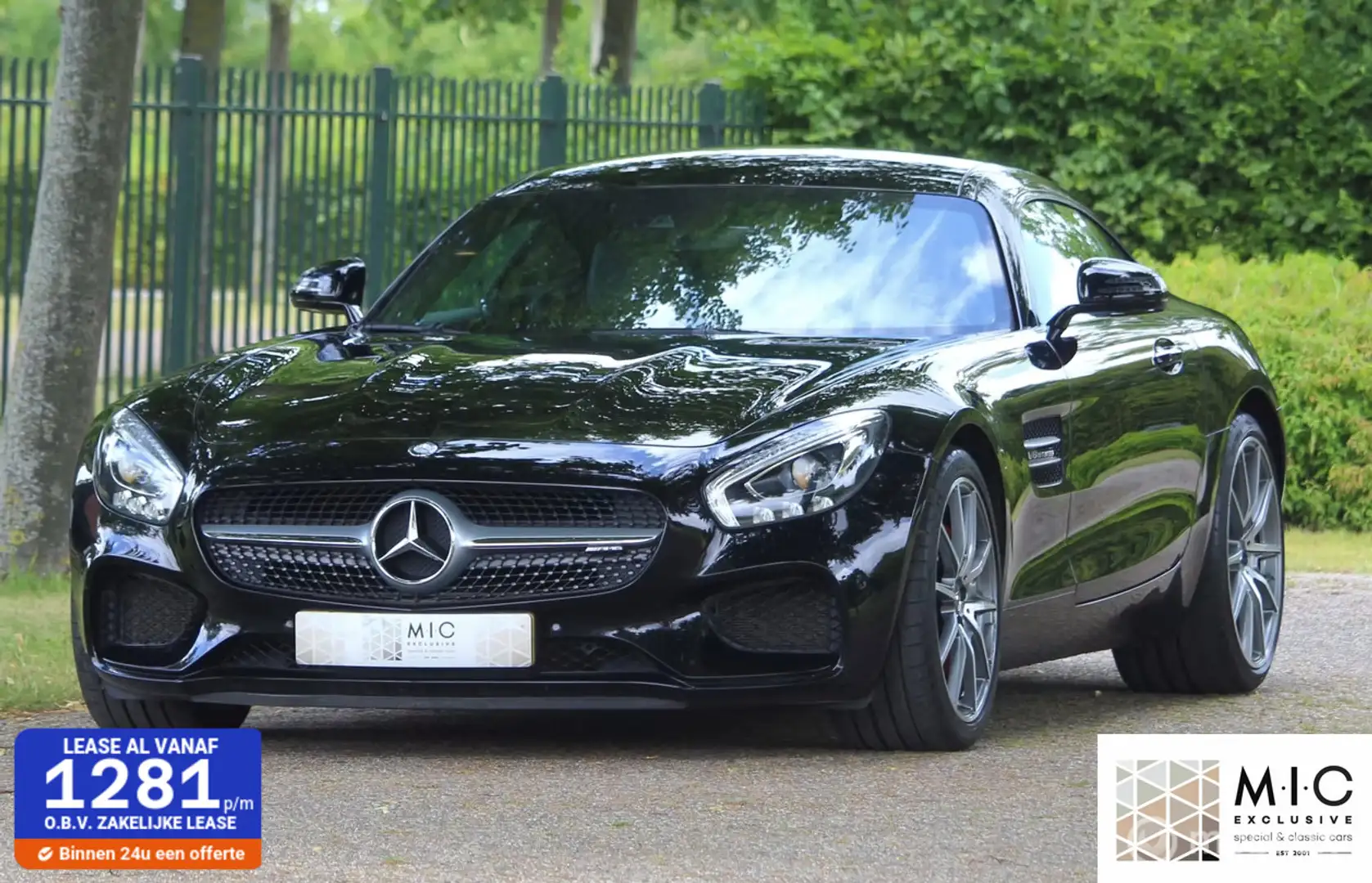 Mercedes-Benz AMG GT 4.0 S | 2016 | 72.000 km | Inruil mogelijk. Zwart - 1