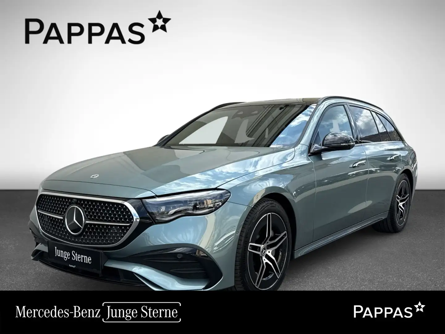 Mercedes-Benz E 220 d T-Modell Wide LED Pano Cam AHK Totw Distr Silber - 1