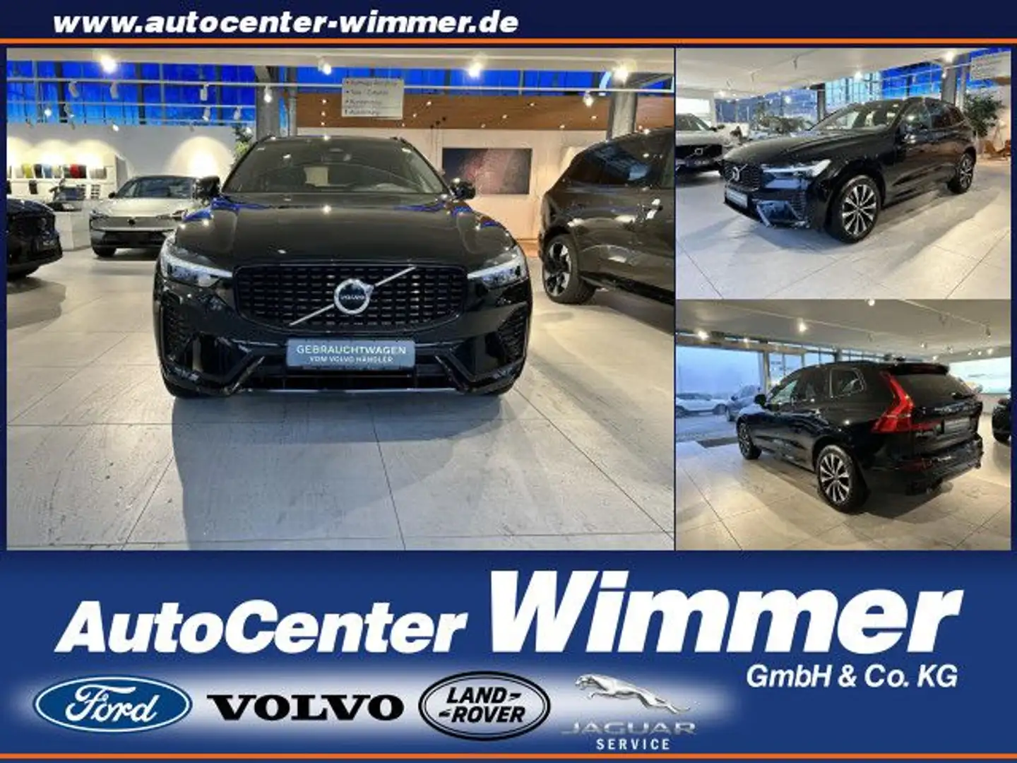 Volvo XC60 B4 AWD Plus Dark Licht+Winter+Assistanz uvm. Schwarz - 1