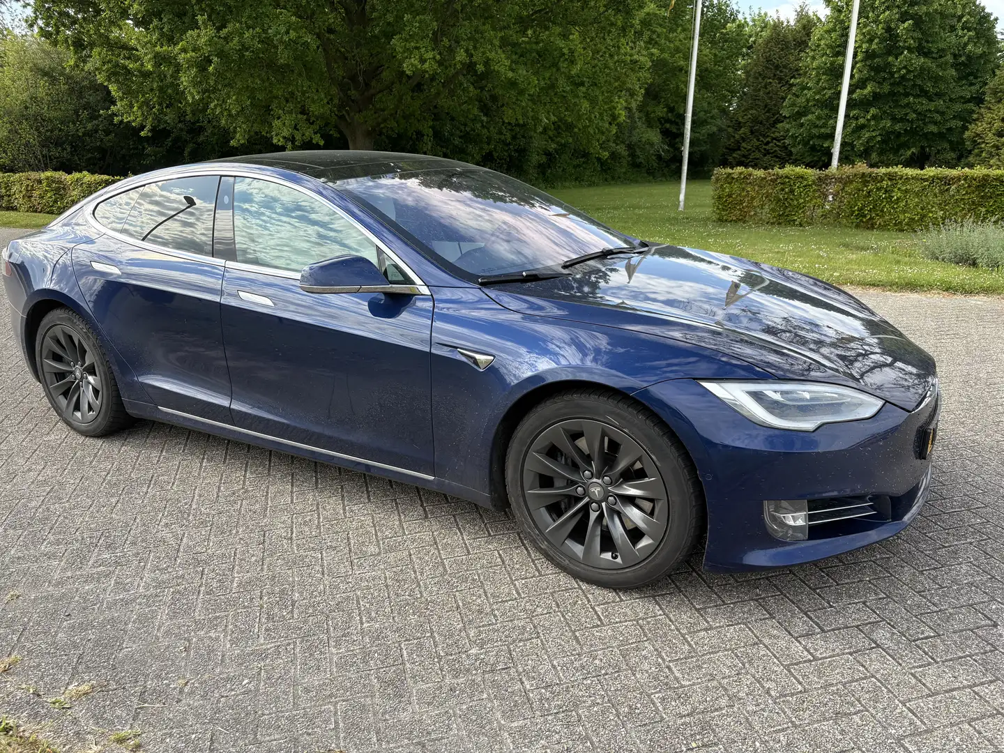 Tesla Model S 100D ( gratis laden ) Niebieski - 1