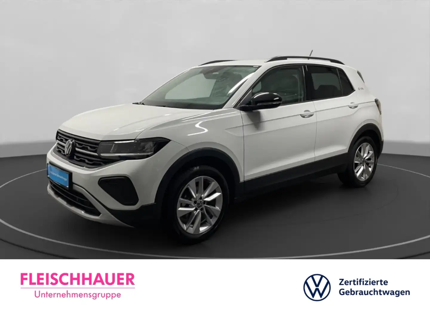 Volkswagen T-Cross 1.0 TSI Goal LED CarPlay Navi Tel.-Vorb. PDCv+h Kl Weiß - 1