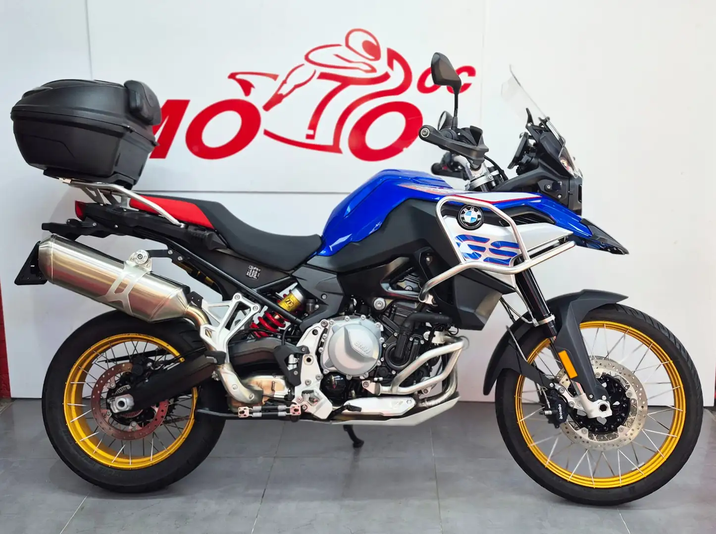 BMW F 850 GS VENDU ***MOTODOC.BE***VENDU SOLD Albastru - 1