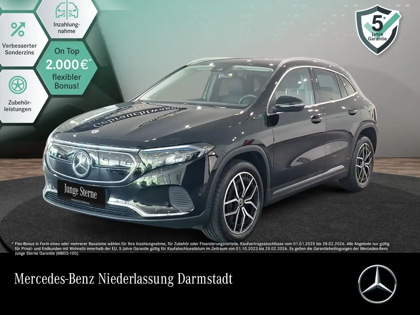 Mercedes-Benz EQA 250 PROG+19"+ADVANCED+AHK+KAMERA+MEMORY+SPUR Negro - 1