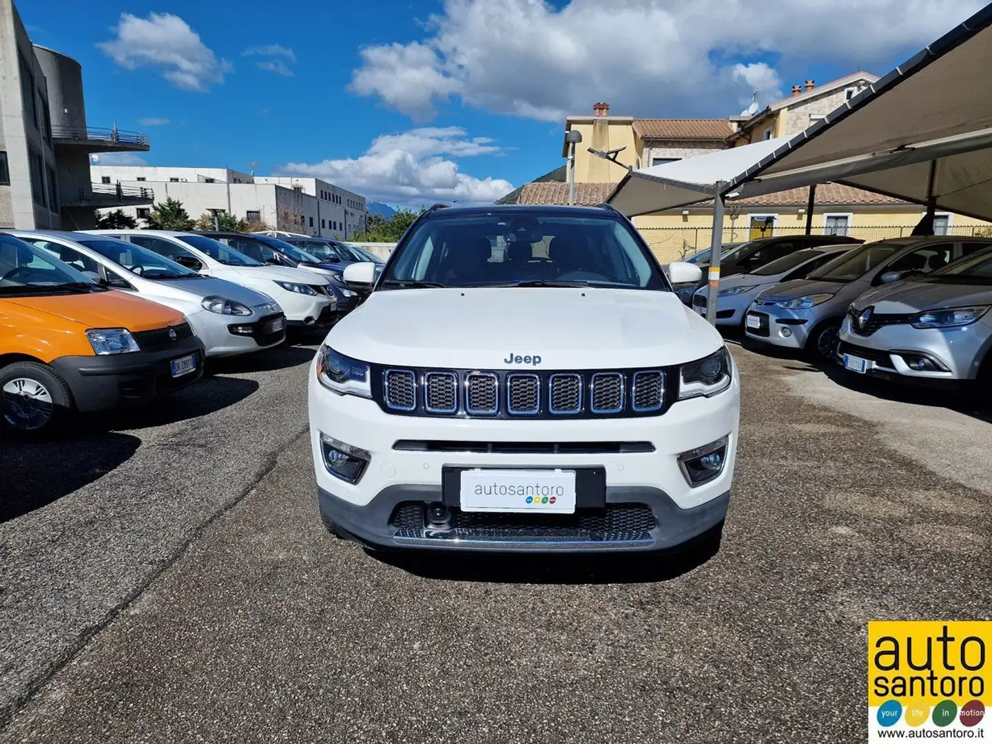 Jeep Compass 2.0 mjt Limited 4wd 140cv Weiß - 2