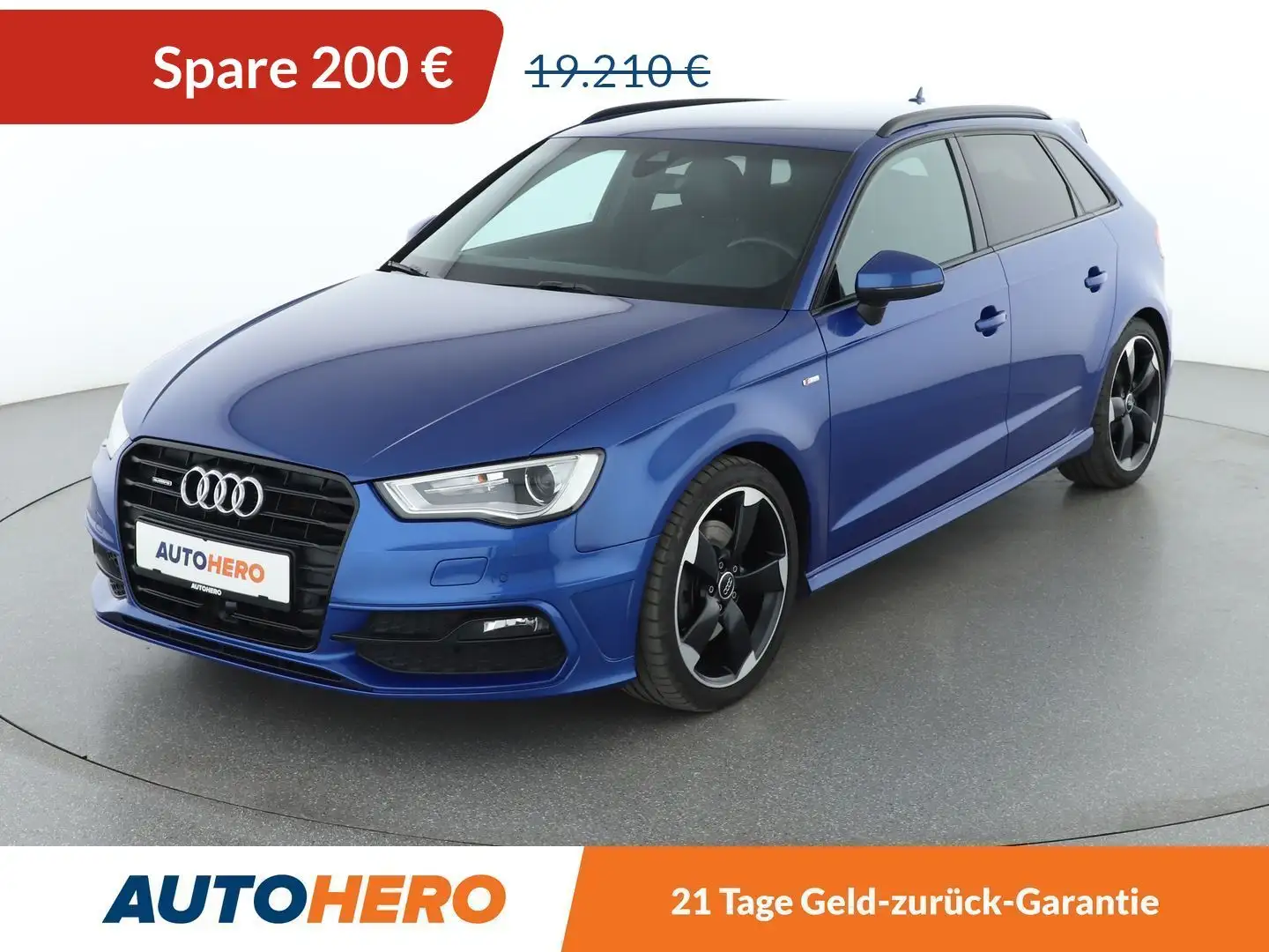 Audi A3 2.0 TDI quattro S line Sportpaket*NAVI*XENON* Blau - 1