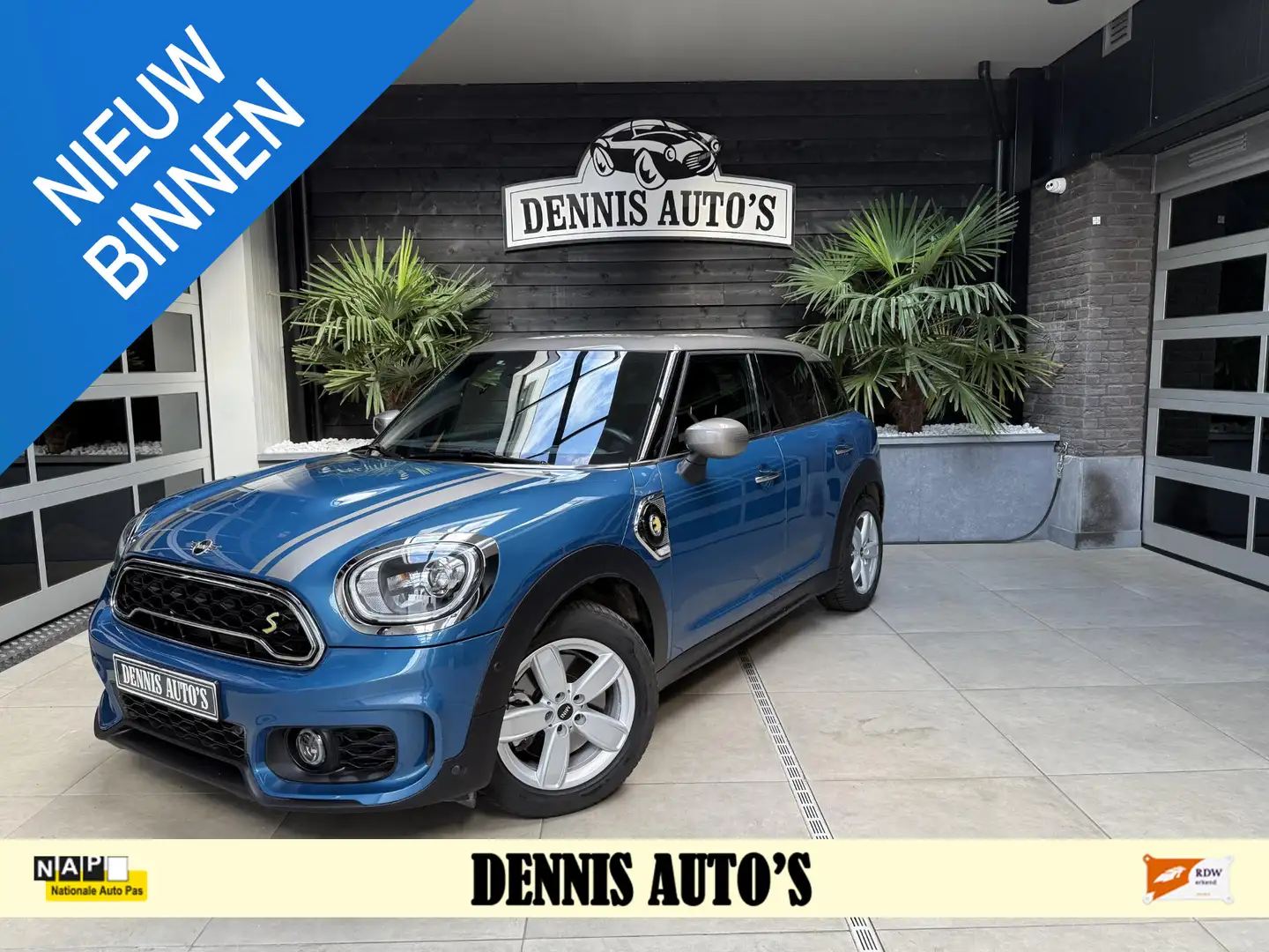 MINI Cooper S Countryman Mini 2.0 ALL4 hybride John Cooper Works Blauw - 1
