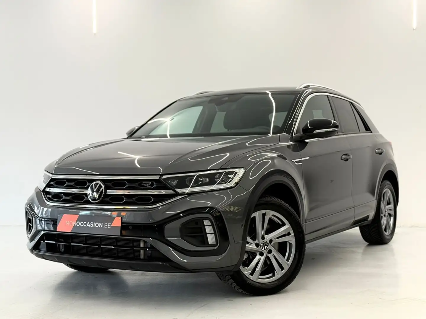 Volkswagen T-Roc 2.0 TDi R-Line DSG GPD-LED-CarPlay-Camera-FULL Gris - 1