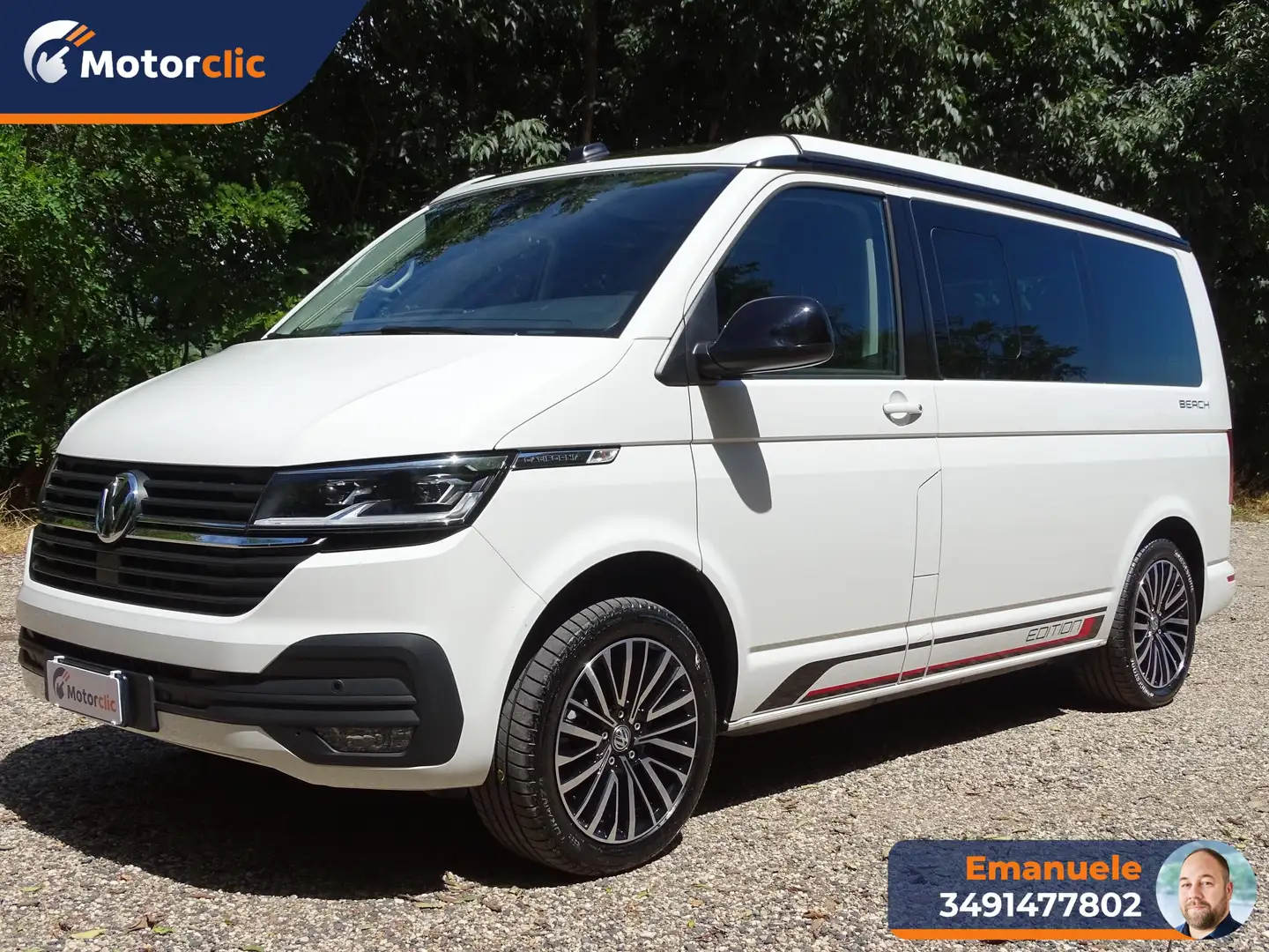 Volkswagen T7 California T6.1 BEACH EDITION Bianco - 1
