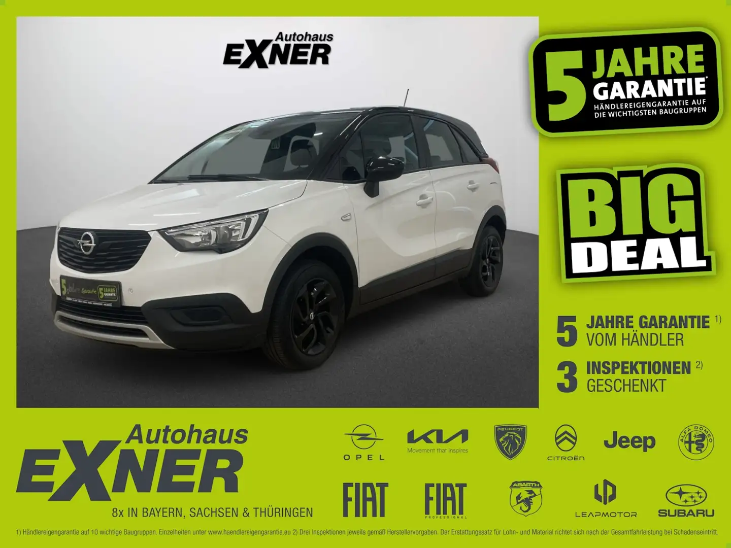 Opel Crossland X 1.2 Turbo LIMITED EDITION Klima Blanc - 1