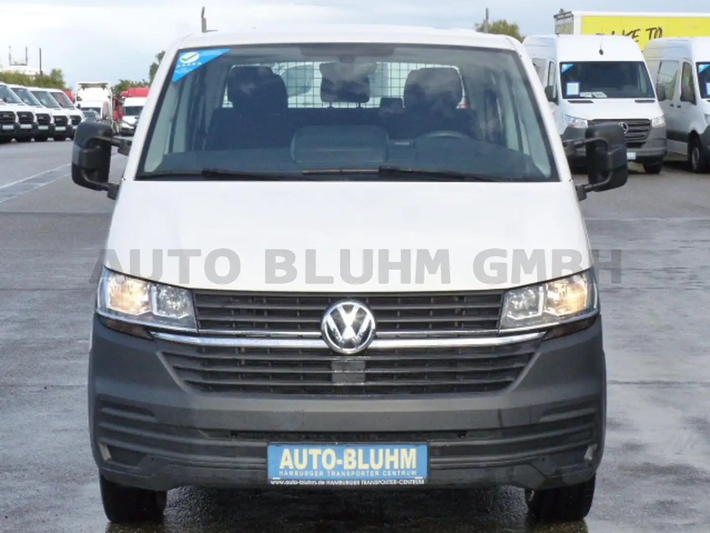 Volkswagen T6 Transporter T6.1 TDI-SCR Doka + Klima 5-Sitze Leiterträger Weiß - 2