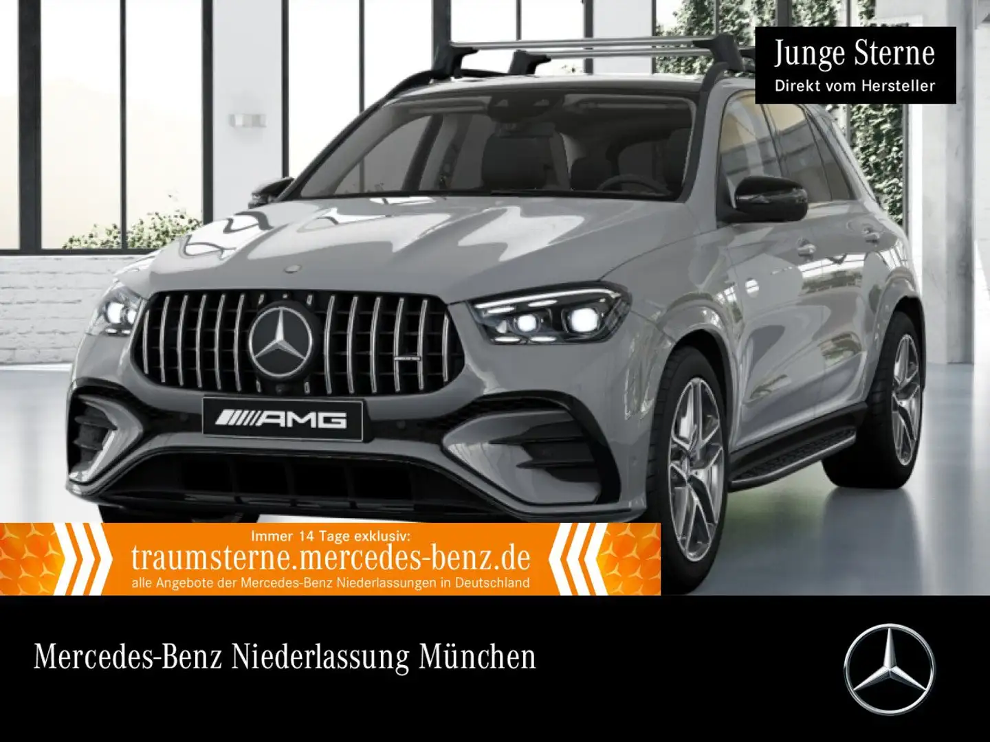 Mercedes-Benz GLE 53 AMG GLE 53 HYBRID 4M NIGHT+PANO+360+AHK+MULTIBEAM+21" Grau - 1