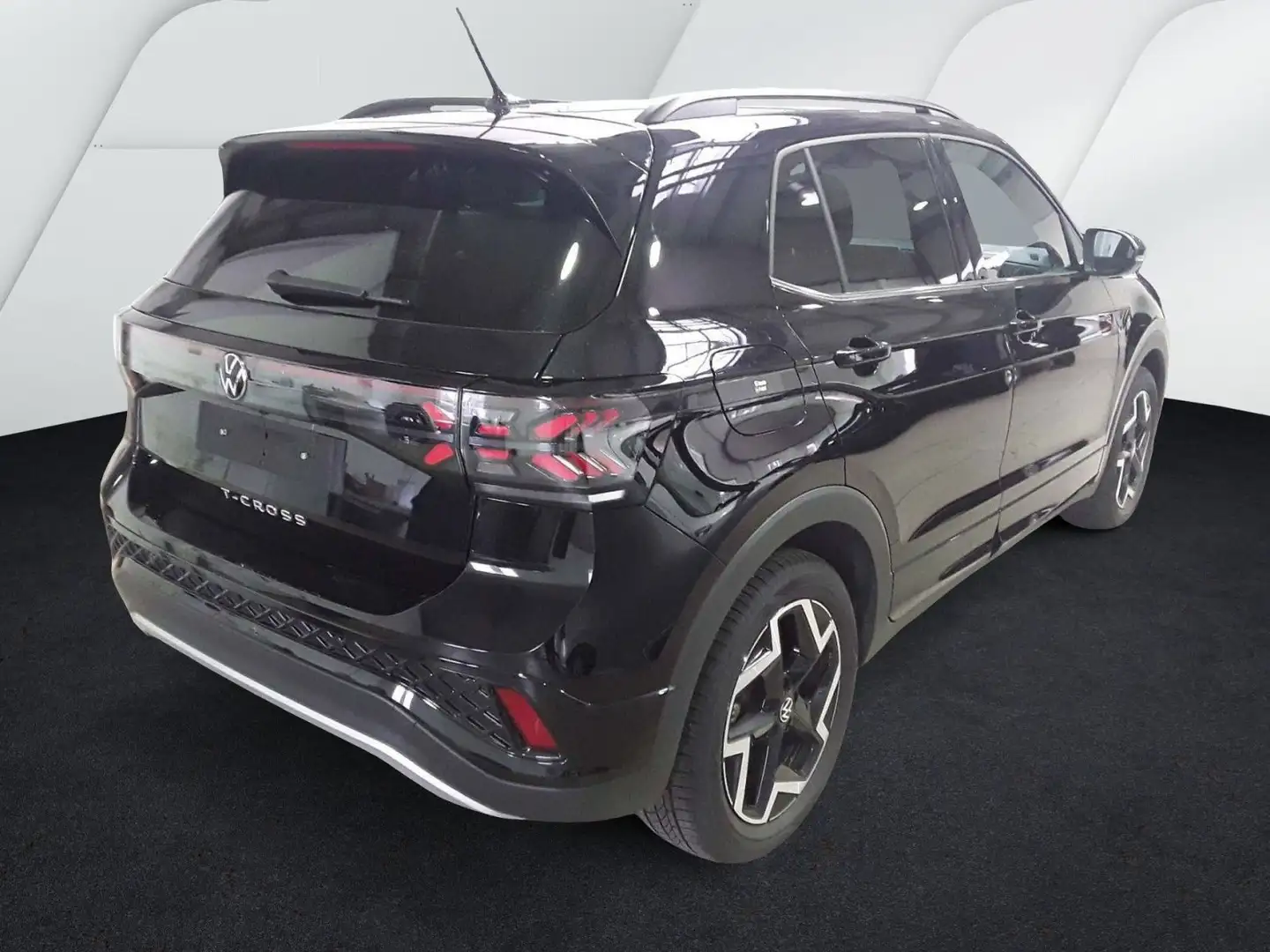 Volkswagen T-Cross 1.5 TSI DSG R-Line DAB+ IQLight IQDrive Schwarz - 2