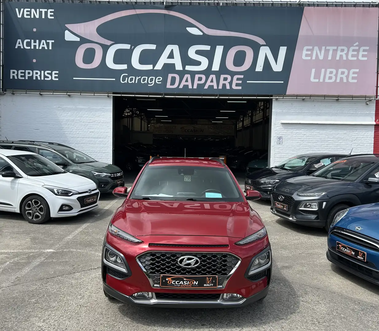 Hyundai KONA 1.0 T-GDi 120CV - GPS - CARNET - Garantie 1 an Rojo - 1