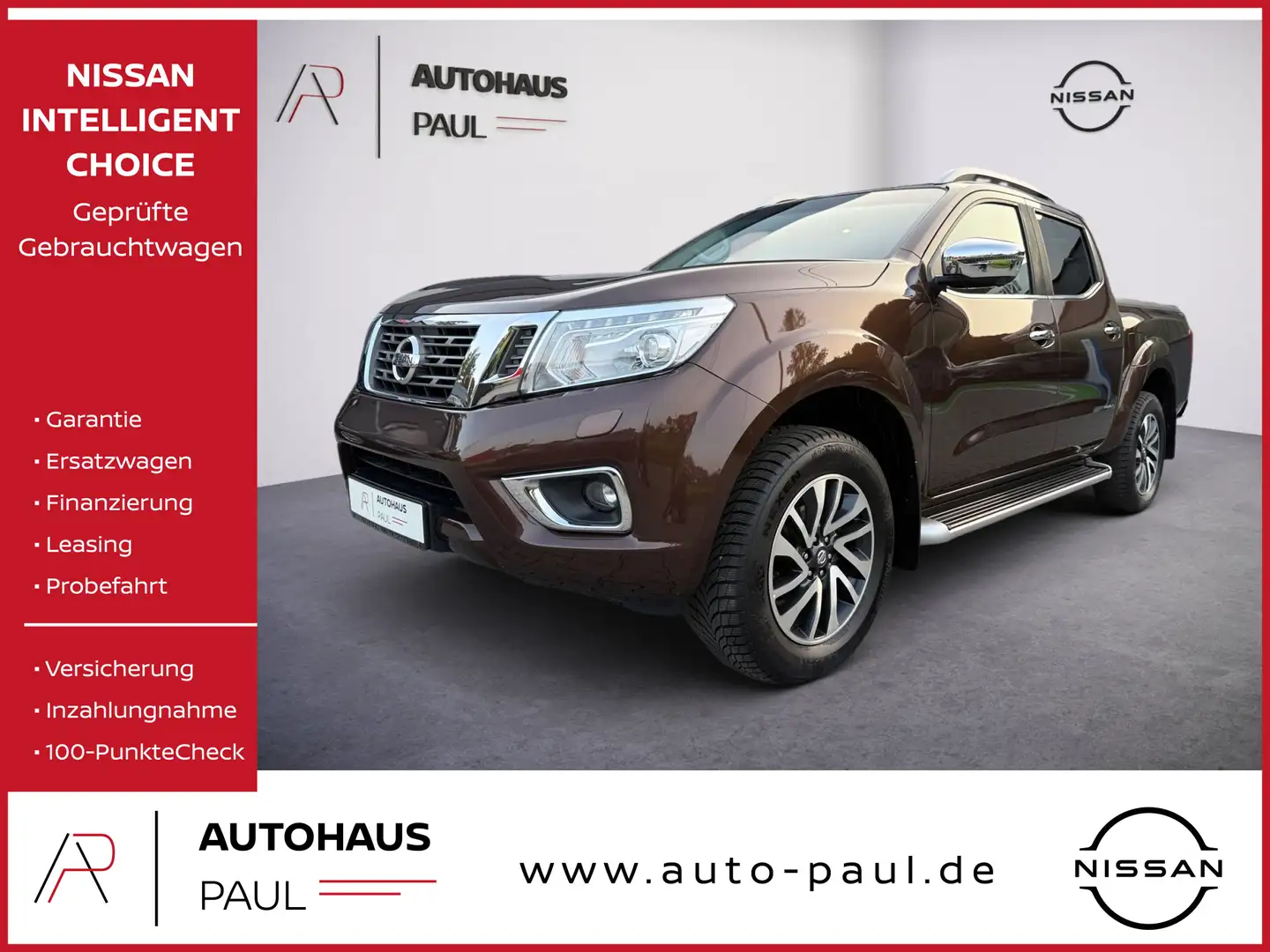 Nissan Navara 2.3 dCi Tekna DC, Leder, SHD, AVM, SHZ Braun - 1