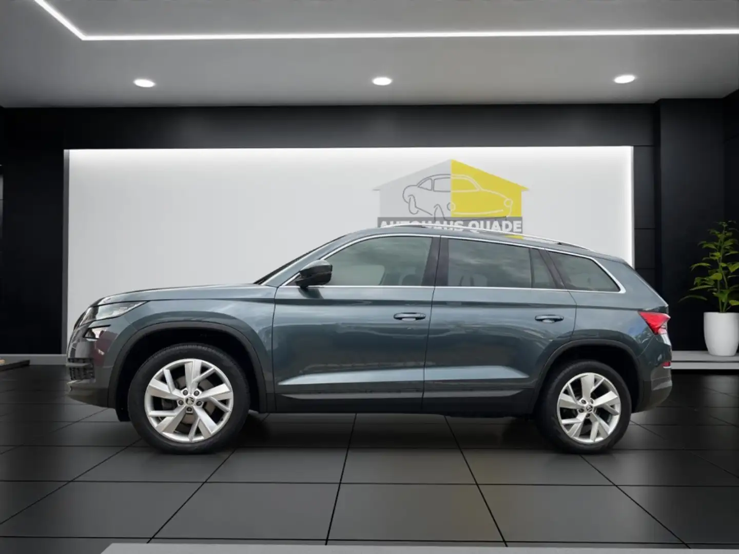 Skoda Kodiaq 4x4/ 7-Sitzer Navi Leder Memory Sitze LED Kurvenli Grau - 2