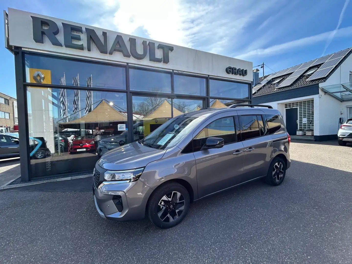 Nissan Townstar Kombi L1 Tekna 1,3 DIG-T Klima, SHZ, RFK Grijs - 1