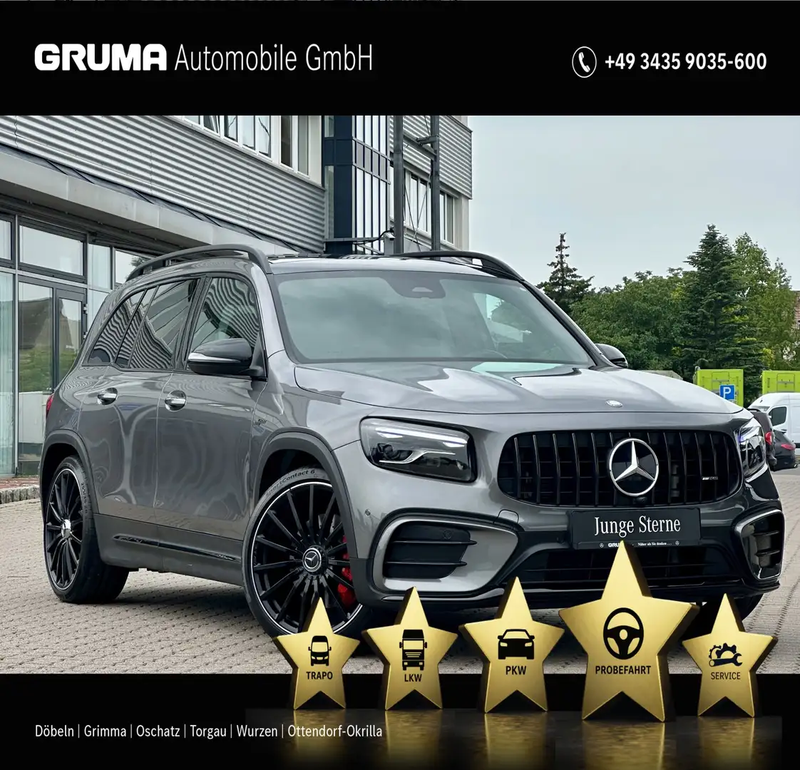 Mercedes-Benz GLB 35 AMG Mercedes-AMG GLB 35 4M Night+AHK+KeyGo+Multibeam Gris - 1