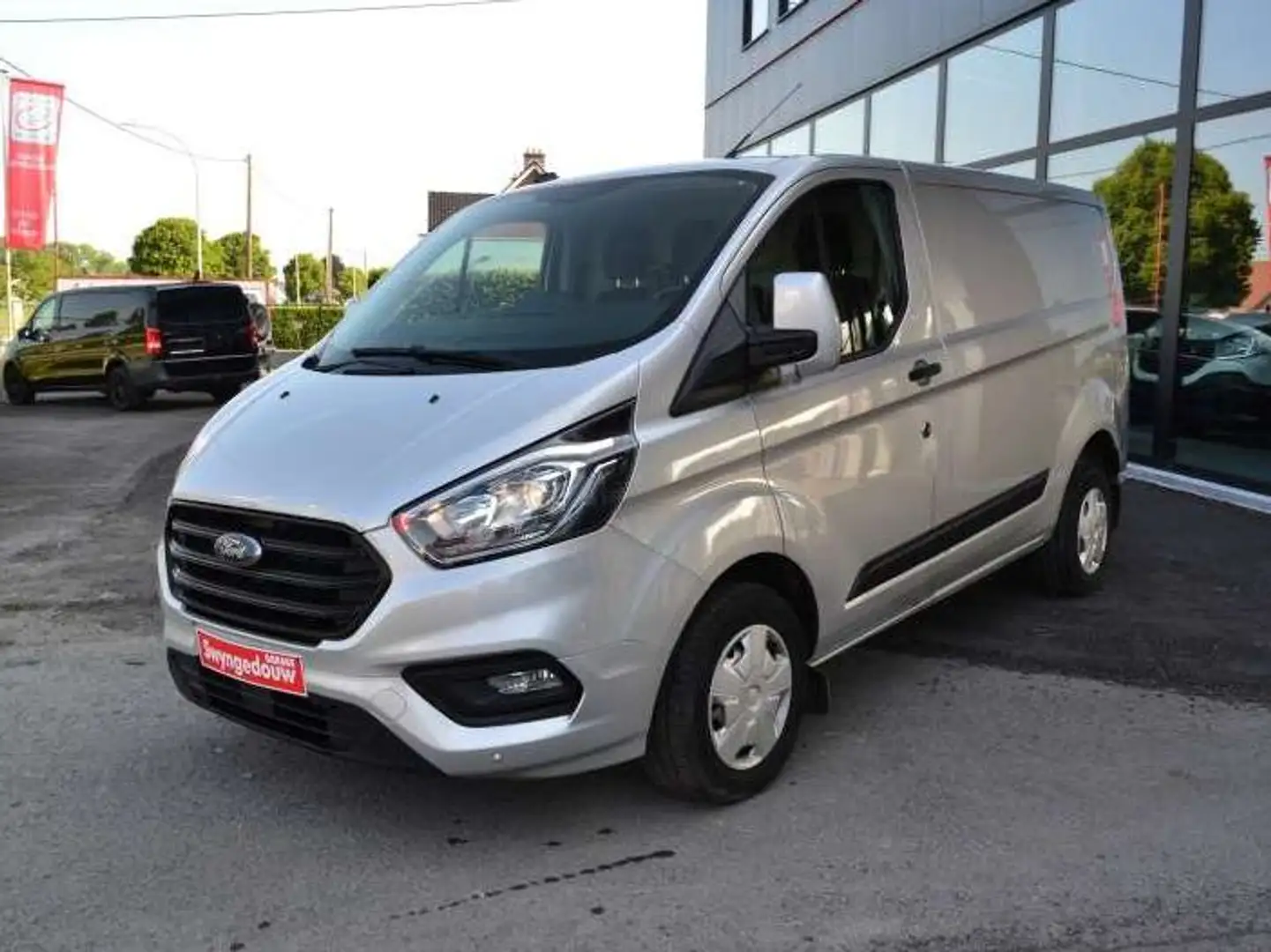 Ford Transit Custom transit lv,3pl,airco,trekhaak,1 eigenaar,garantie Argent - 1