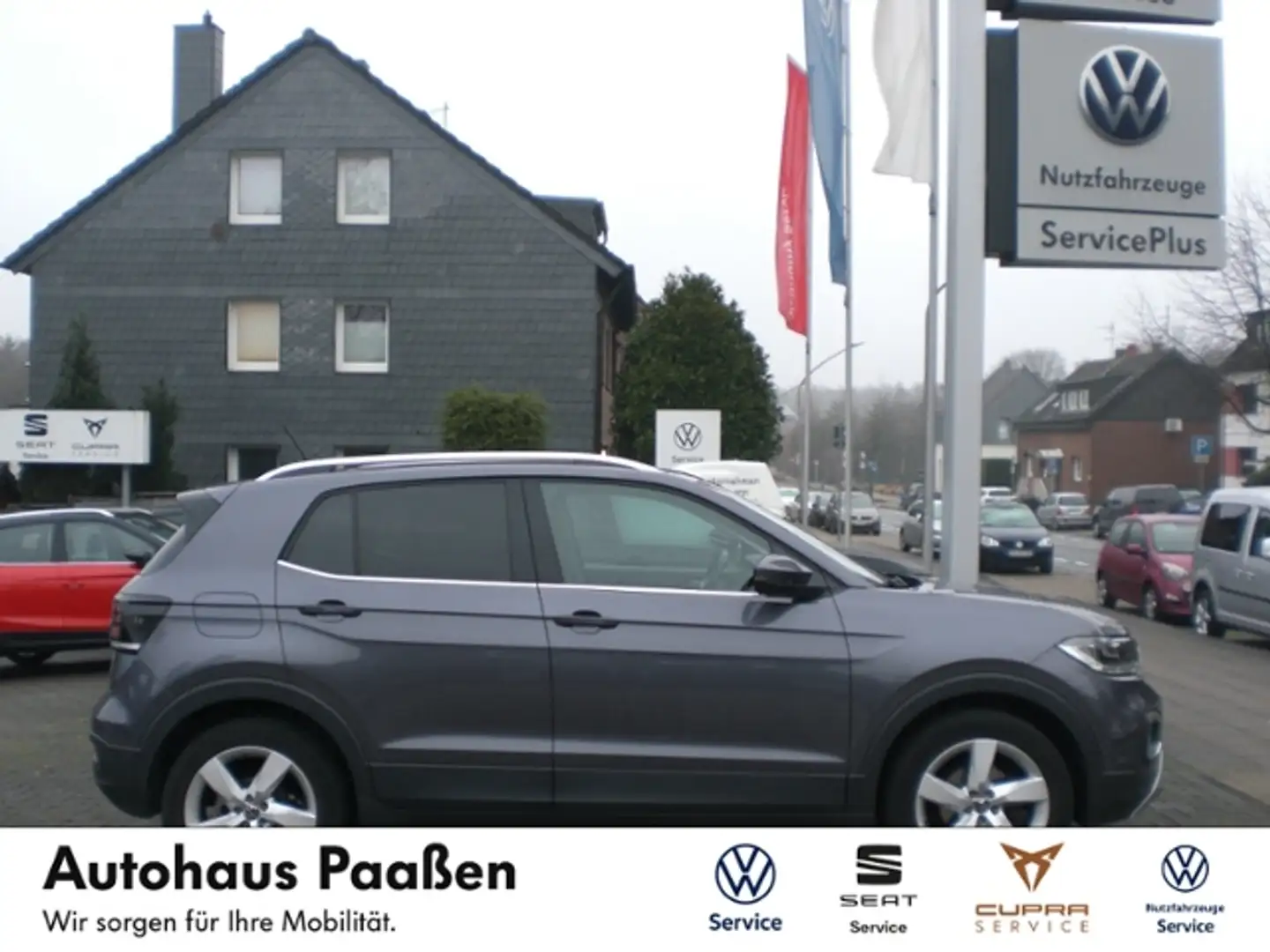 Volkswagen T-Cross Style 1.0 TSI DSG LED NAVI ACC RFK App-Connect Gris - 1