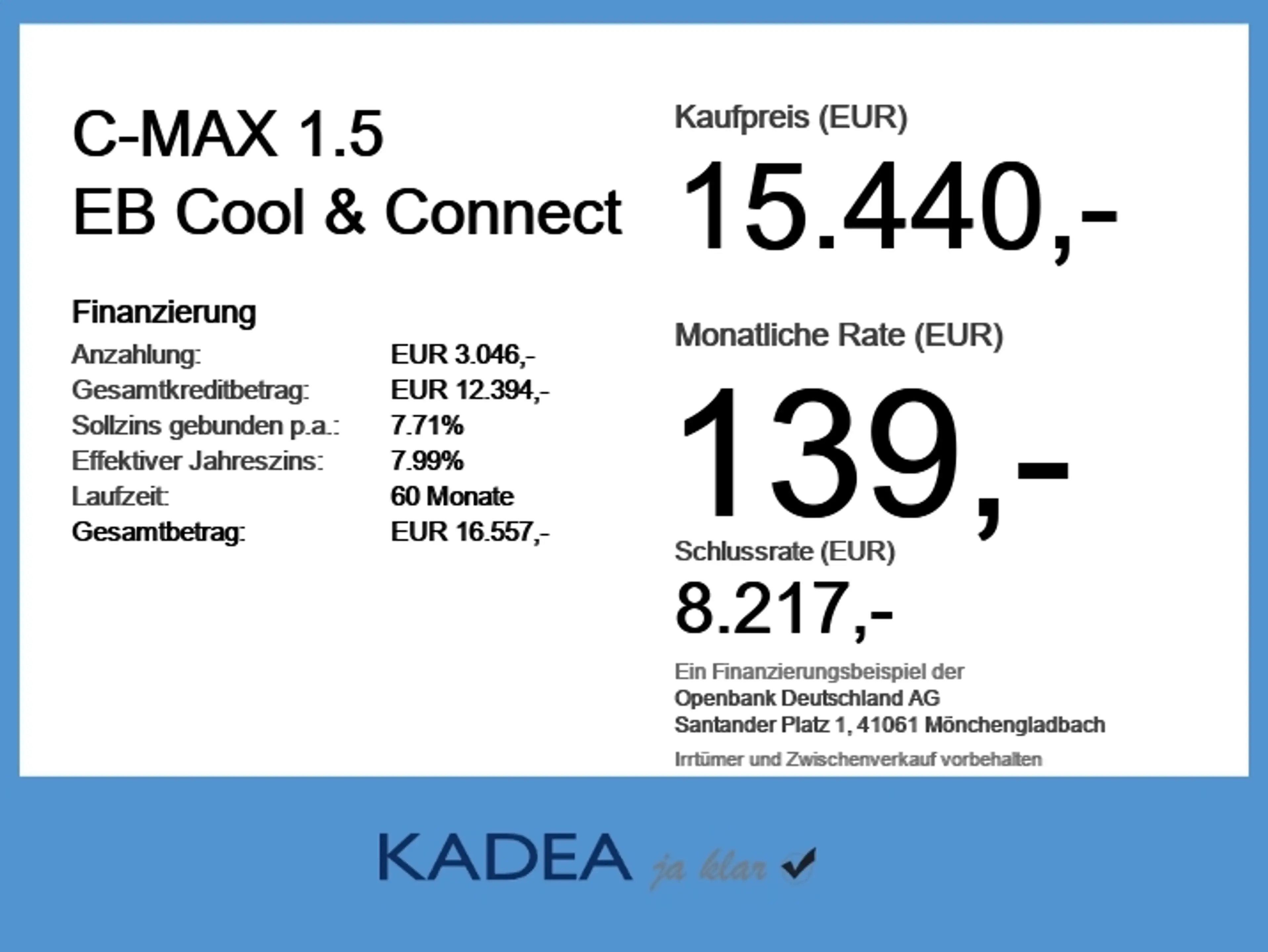 Ford C-Max 1.5 Cool & Connect | Autom. | Kamera | Navi — photo 6