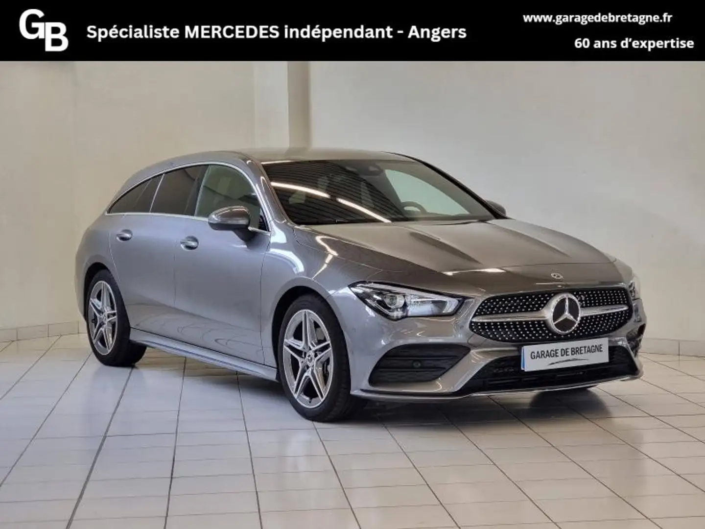 Mercedes-Benz CLA 200 200 163ch AMG Line 7G-DCT 9cv Gris - 1