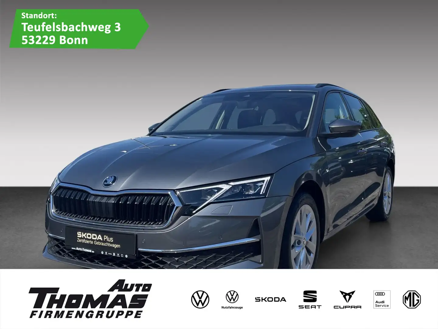 Skoda Octavia Combi Selection 1.5 TSI mHEV DSG LED AHK Grau - 1