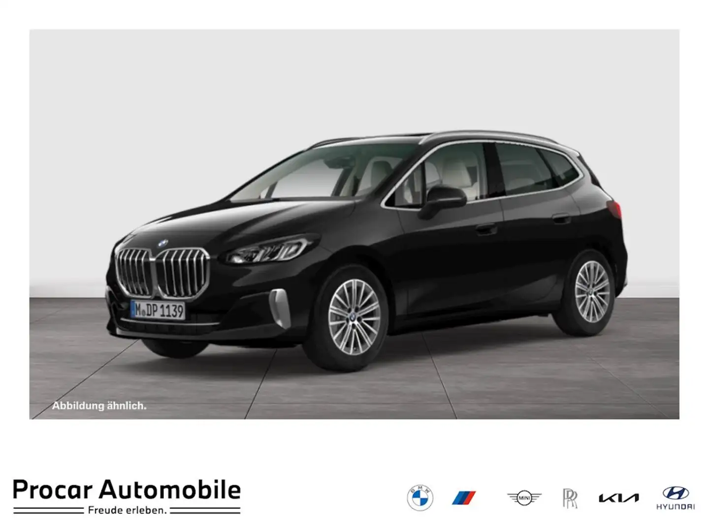 BMW 218 d Active Tourer Luxury Line PANO ACC RFK LED Schwarz - 1